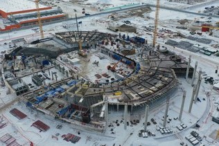 Обязательства по обеспечению уровня технической готовности объекта «Арена» Омск в 2020 году выполнены