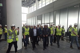 Председатель Правительства Кузбасса Вячеслав Телегин посетил стройплощадку Международного аэропорта Кемерово
