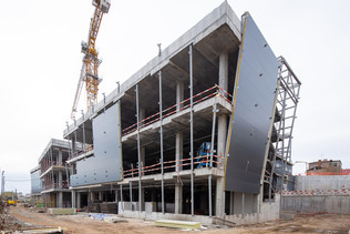 Monolithic works of the shopping center «Esplanada» are almost finished