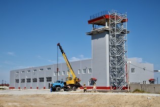 Dynamics of rescue service construction at Novy Urengoy Airport