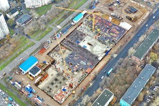 Construction dynamics of the new Kuzminki Multifunctional Complex