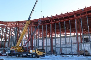 Dynamics of work in the new Airport Magadan