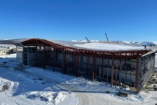 The new Airport in Magadan is ready for 50%