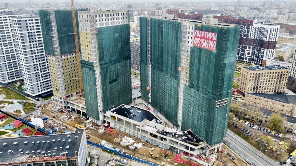 News - Started installing fiber panels in 16-18th Buildings of Simvol
