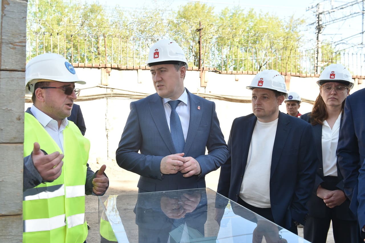 Губернатор проверил ход строительства Пермской художественной галереи-photo-1